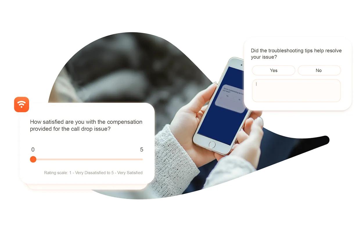 Collect real-time customer feedback